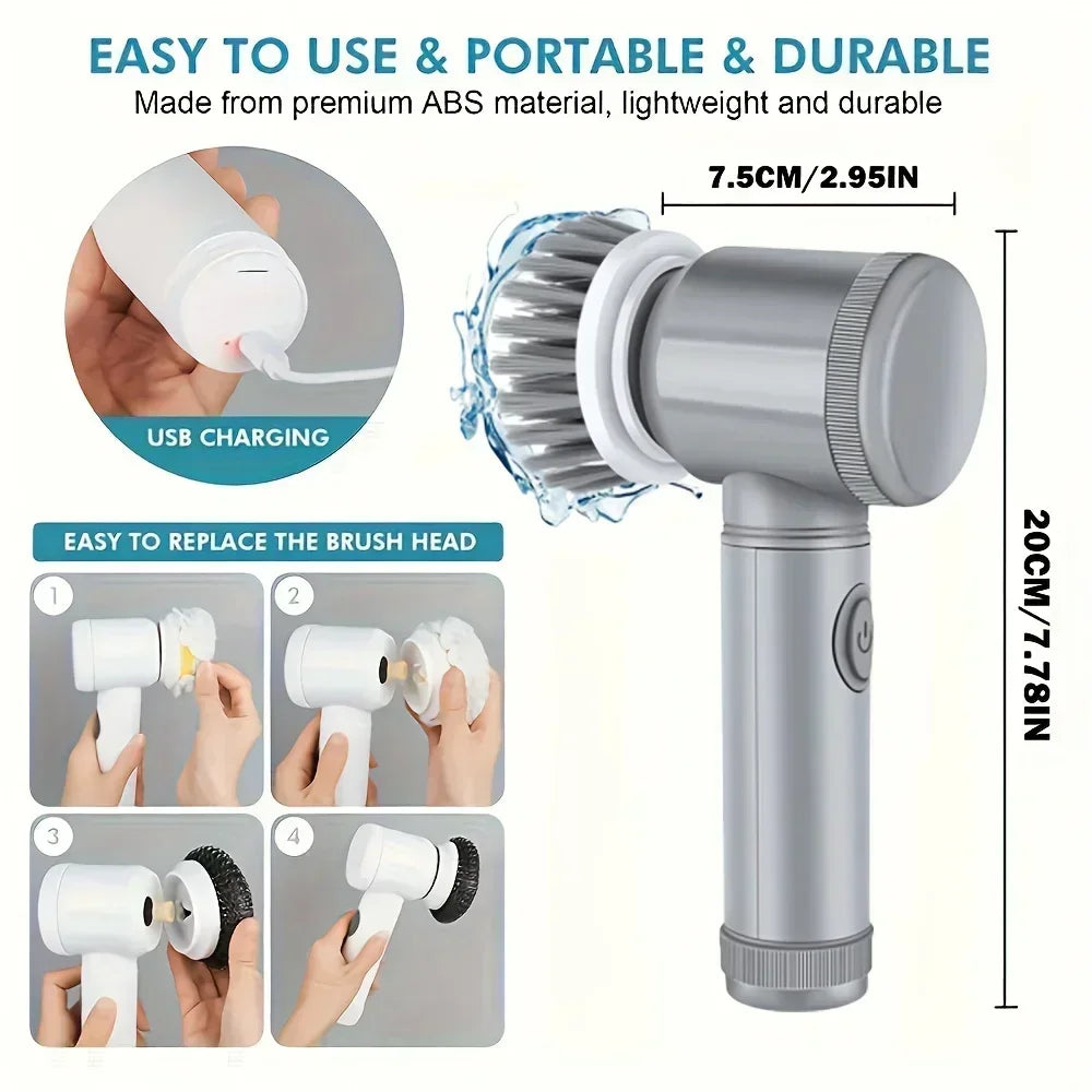 Smart Electric Cleaning Brush — Cleaning power at the touch of a button